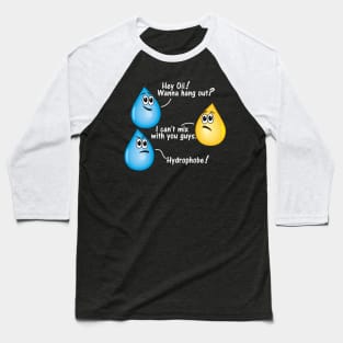 Funny Oil Shirt, Chemistry, Coolant and oil, Tuner Mechanic Car Lover Enthusiast Gift Idea Baseball T-Shirt